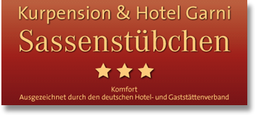 Logo Hotel Pension Sassenstuebchen